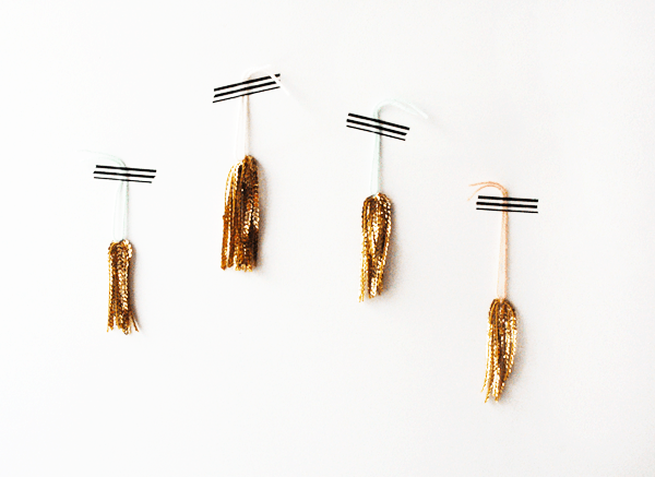 Sequin Tassel DIY