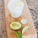 This skinny cocktail idea is refreshing for warm weather! Make this cucumber cocktail with basil and don't feel guilty!