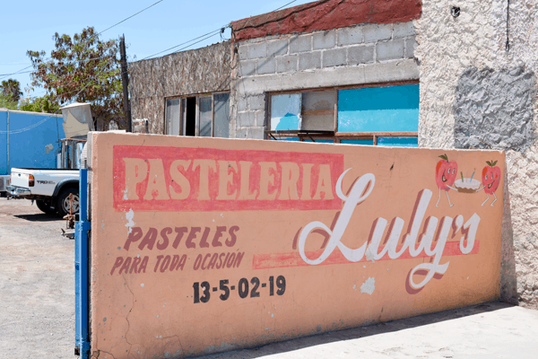 Bright colors and great graphic design in and around Loreto. 