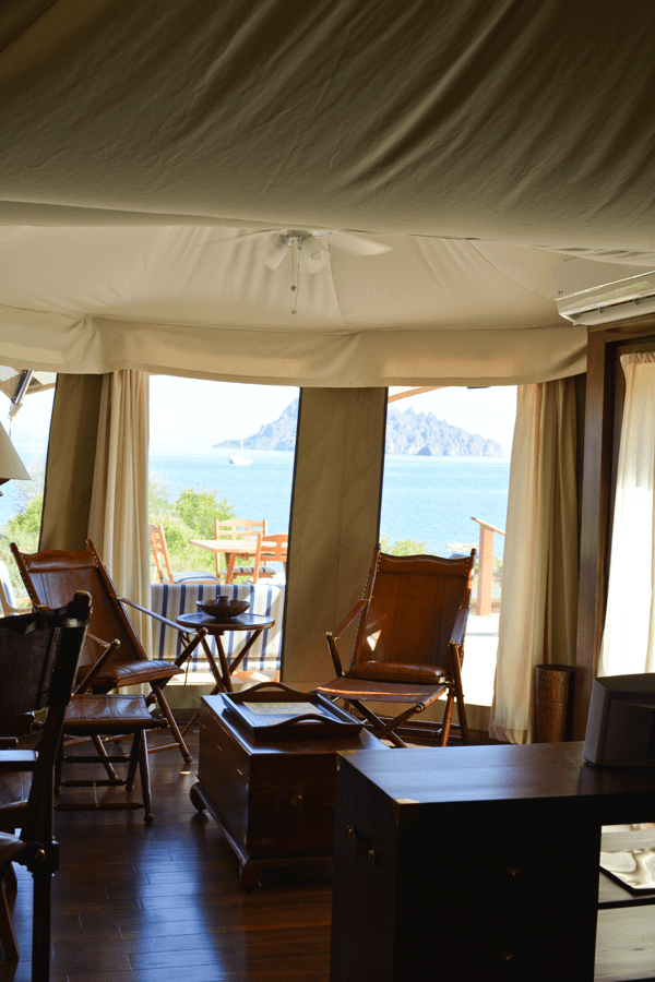 Glamping in Loreto, Mexico. 