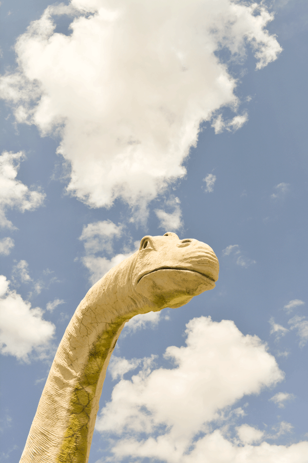 Dinosaurs outside of Palm Springs.