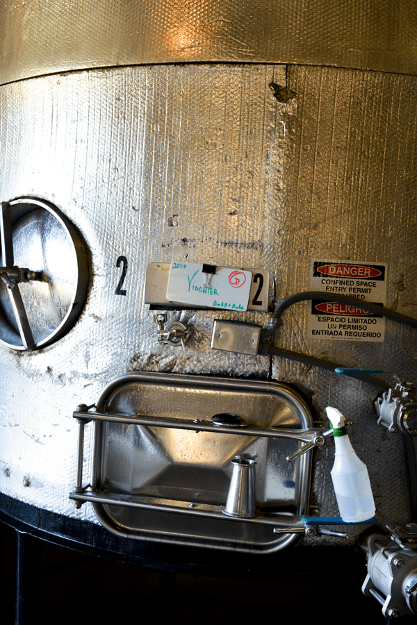 Wine tanks at Wilson Creek Winery in Temecula.
