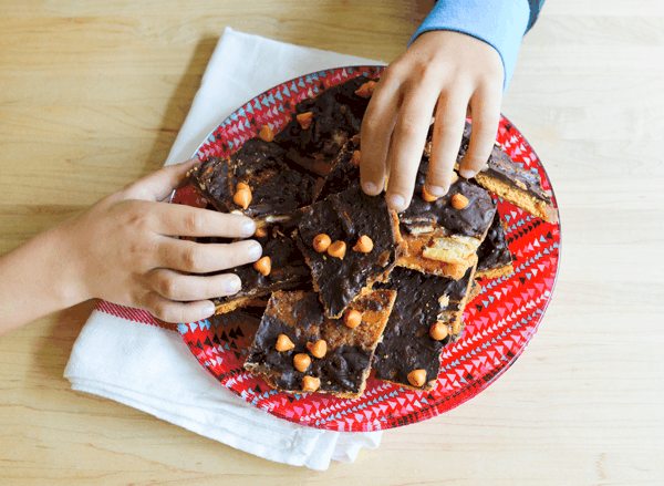 Treats are even better on a decoupage holiday treat plate.