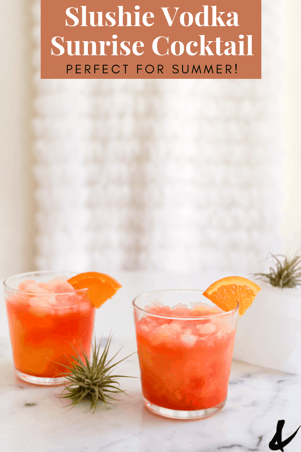 slushie vodka sunrise cocktail recipe