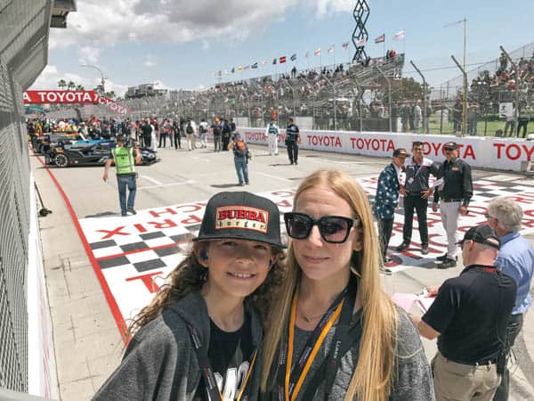 Fun day at the Long Beach Grand Prix with Bubba Burger