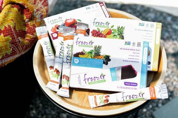 Froozer frozen healthy fruit snacks