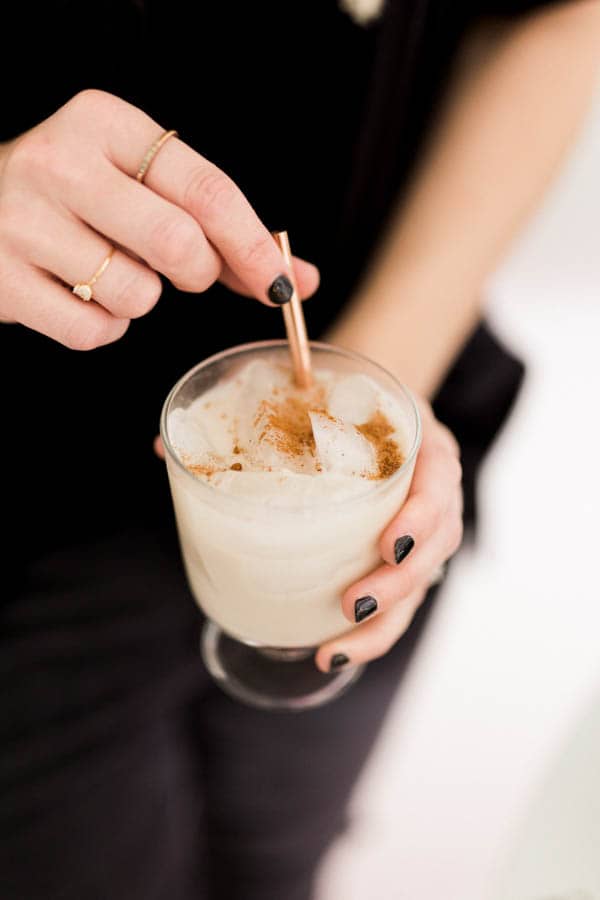 Easy and delicious Milk Punch Recipe with Bourbon.