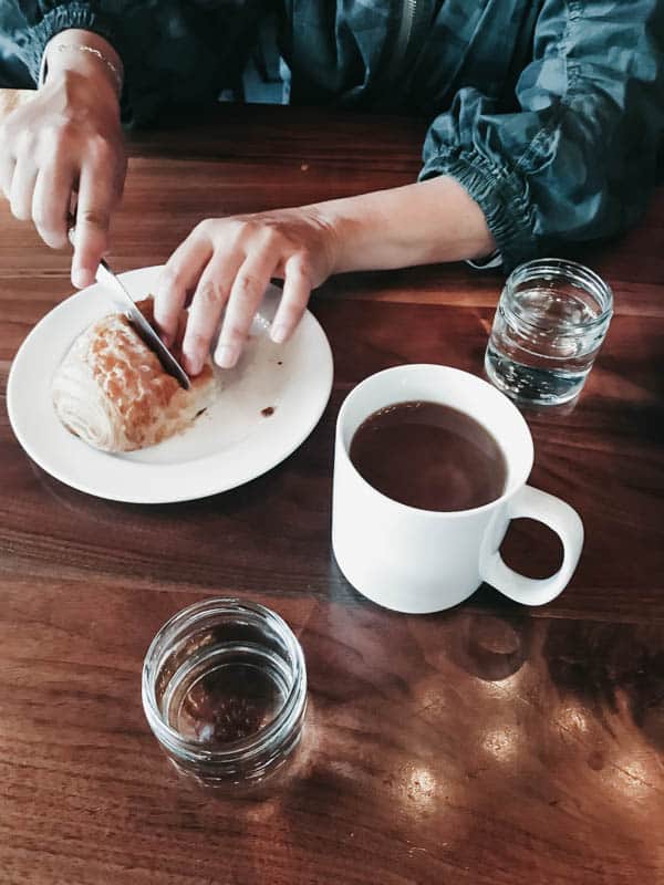 Breakfast at Helena Ave. Bakery.