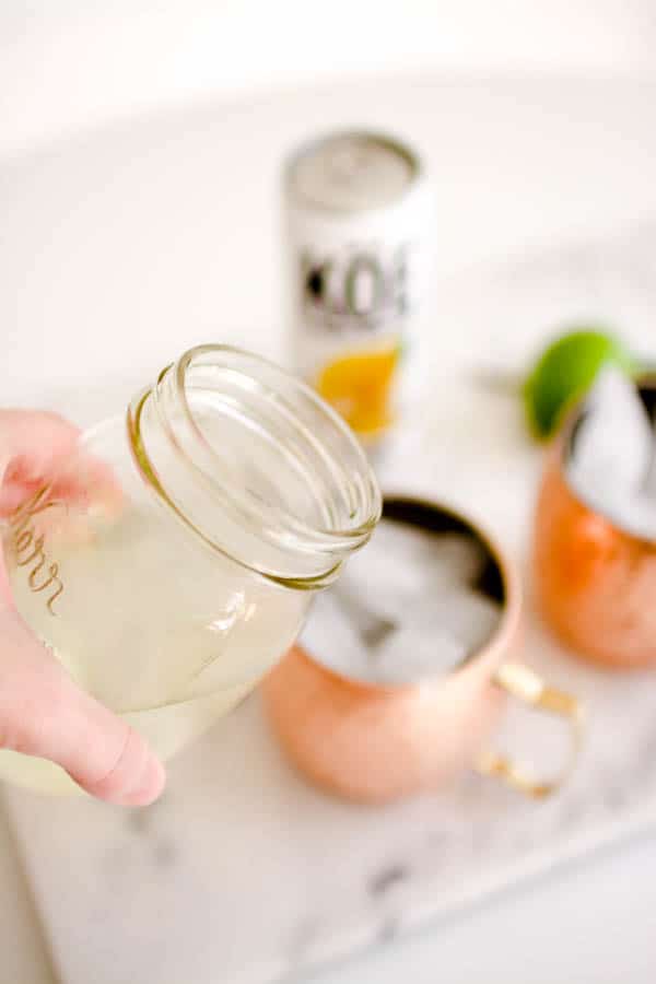 Making a Kombucha Mule