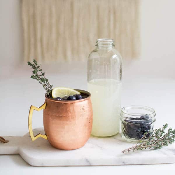 Lemon Blueberry Moscow Mule Recipe