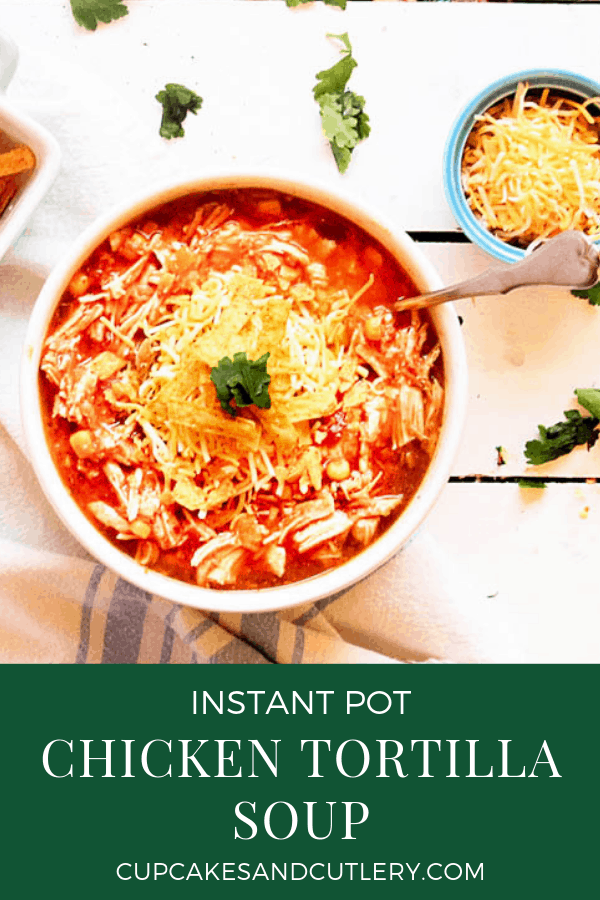 yummy instant pot chicken tortilla soup