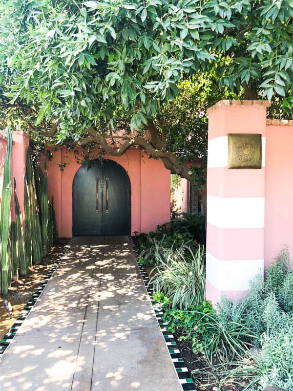 Entrance of The Sands Hotel Palm Springs.