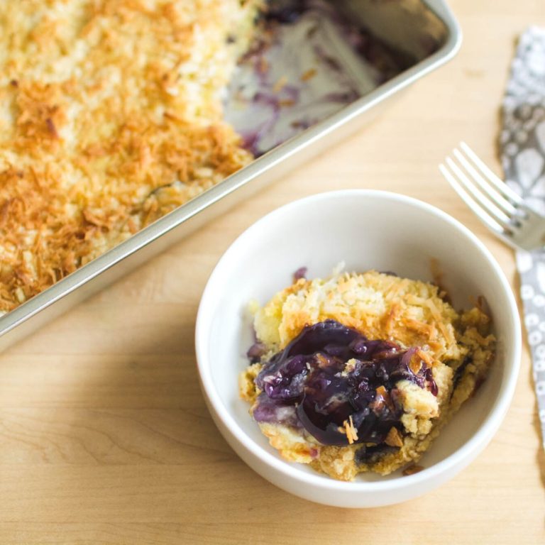 Blueberry Pineapple Dump Cake