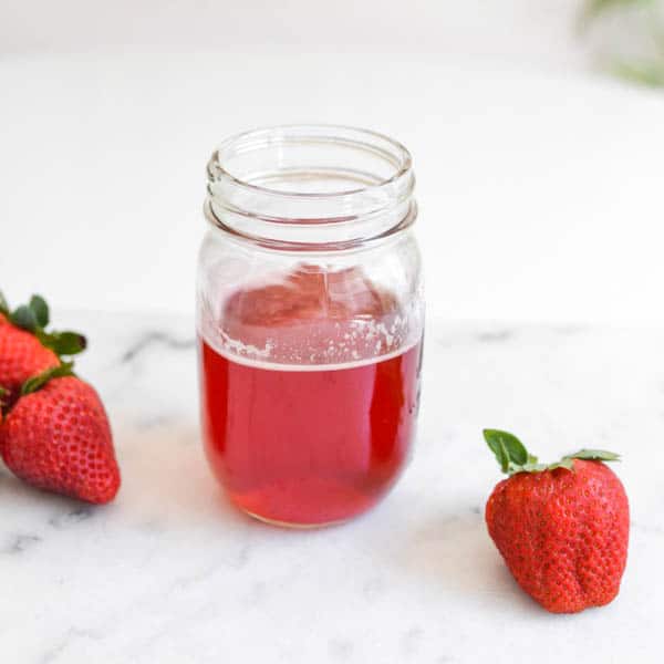 Quick and Easy Strawberry Simple Syrup