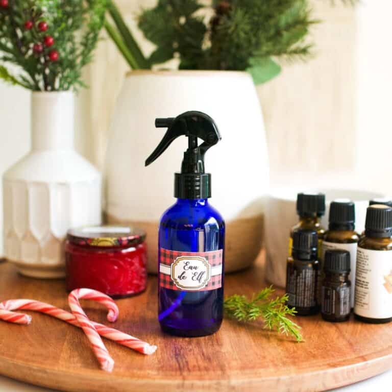 DIY Essential Oil Christmas Room Spray