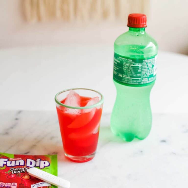 Cherry Fun Dip Drink for Kids
