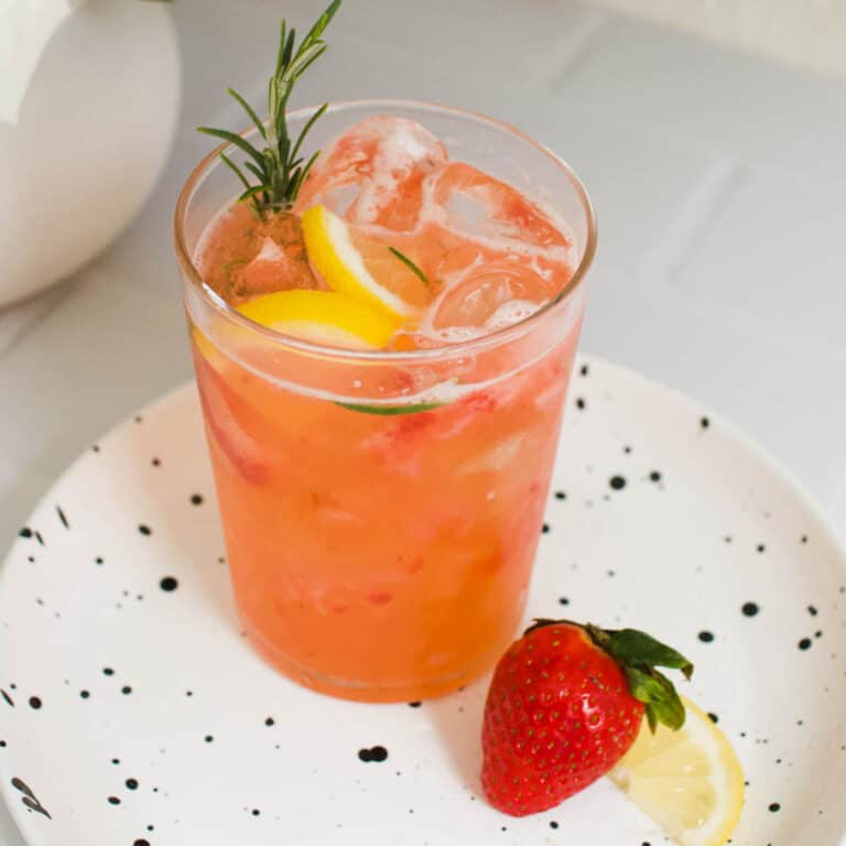Refreshing Strawberry Mocktail Recipe with Rosemary