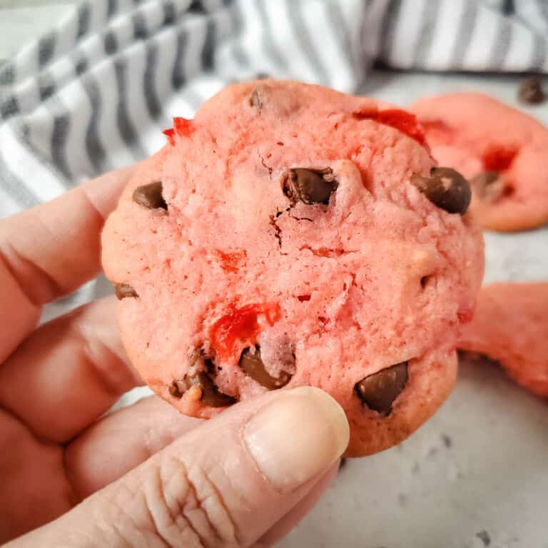 Easy Cherry Chip Cake Mix Cookies Recipe