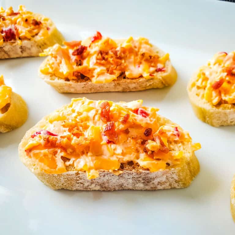 Tasty Pimento Cheese Crostini Recipe